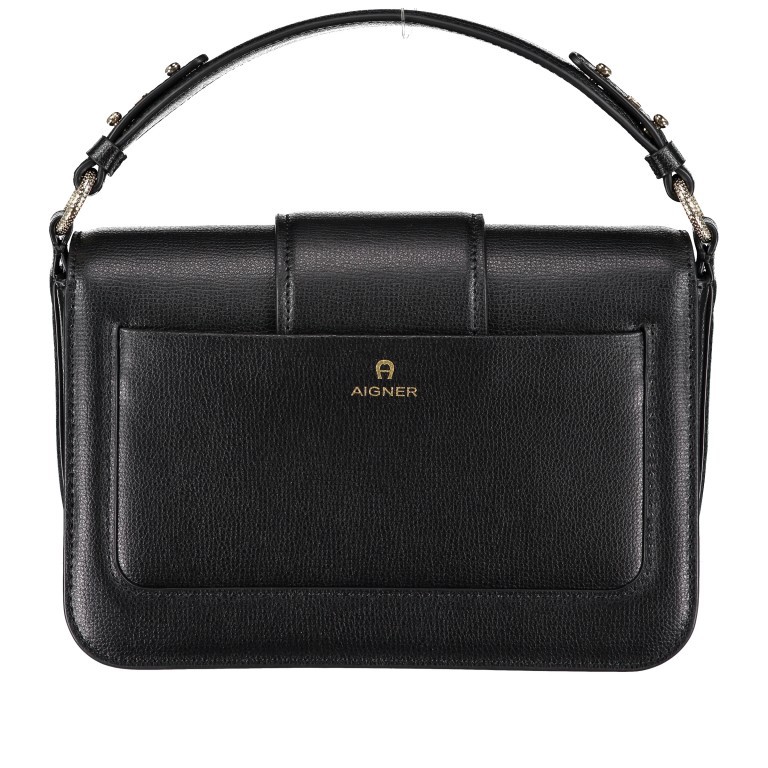 Handtasche Verona 133-784 Black, Farbe: schwarz, Marke: AIGNER, EAN: 4055539329593, Abmessungen in cm: 24x18x8, Bild 3 von 7