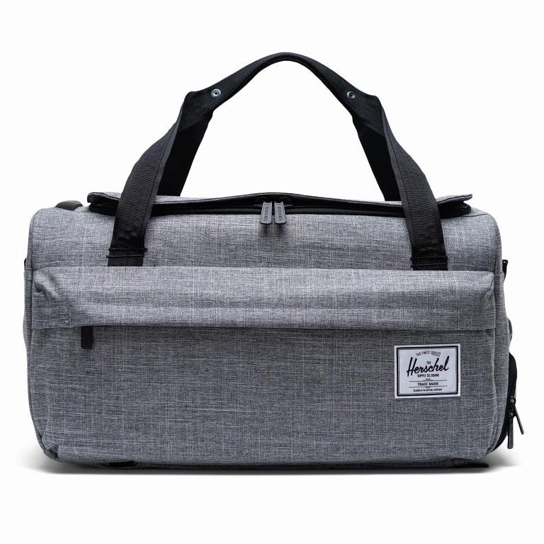 Reisetasche Outfitter Größe 30 Liter Raven Crosshatch, Farbe: schwarz, Marke: Herschel, EAN: 0828432411320, Abmessungen in cm: 51x280x29, Bild 1 von 5