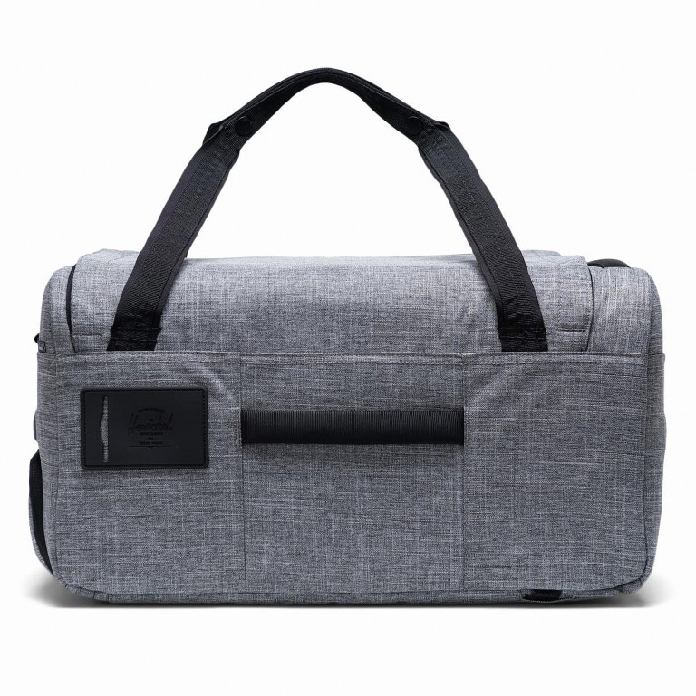 Reisetasche Outfitter Größe 30 Liter Raven Crosshatch, Farbe: schwarz, Marke: Herschel, EAN: 0828432411320, Abmessungen in cm: 51x280x29, Bild 4 von 5