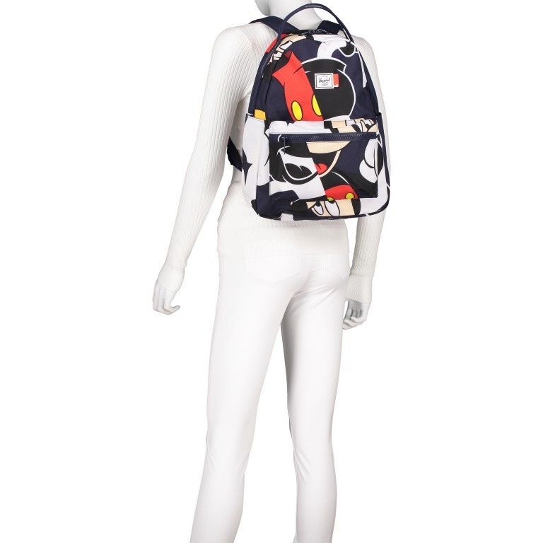 Rucksack Nova Mid Volumen 20 Liter Mickey Past Future, Farbe: blau/petrol, Marke: Herschel, EAN: 0828432388844, Abmessungen in cm: 38x42x13, Bild 4 von 6