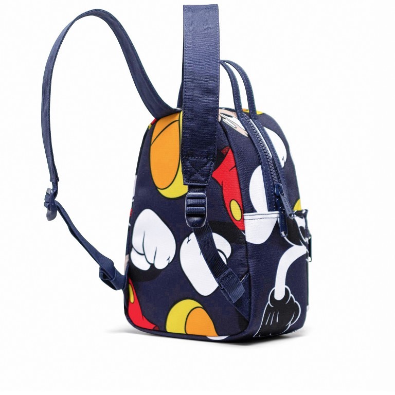 Rucksack Nova Mini Volumen 9 Liter Mickey Past Future, Farbe: blau/petrol, Marke: Herschel, EAN: 0828432444199, Abmessungen in cm: 20x28x12, Bild 3 von 6