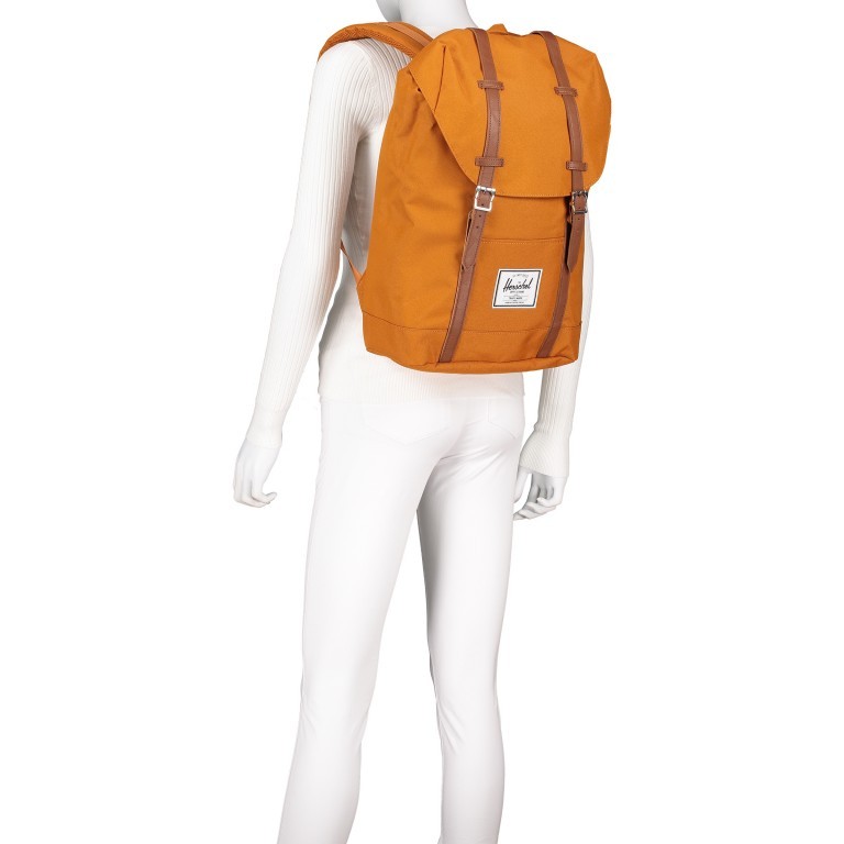 Rucksack Retreat Volumen 18 Liter Pumkin Spice, Farbe: cognac, Marke: Herschel, EAN: 0828432414932, Bild 4 von 5