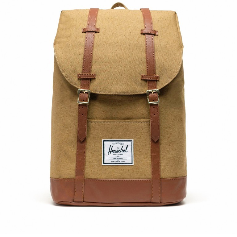Rucksack Retreat Volumen 18 Liter Coyote Slub, Farbe: gelb, Marke: Herschel, EAN: 0828432414963, Bild 1 von 5
