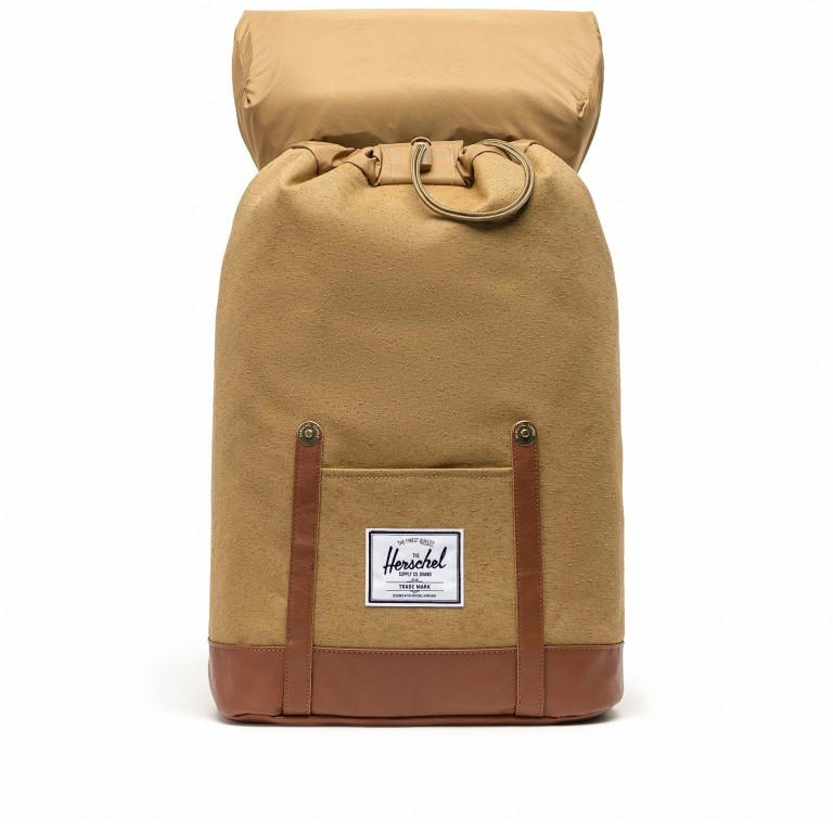 Rucksack Retreat Volumen 18 Liter Coyote Slub, Farbe: gelb, Marke: Herschel, EAN: 0828432414963, Bild 5 von 5