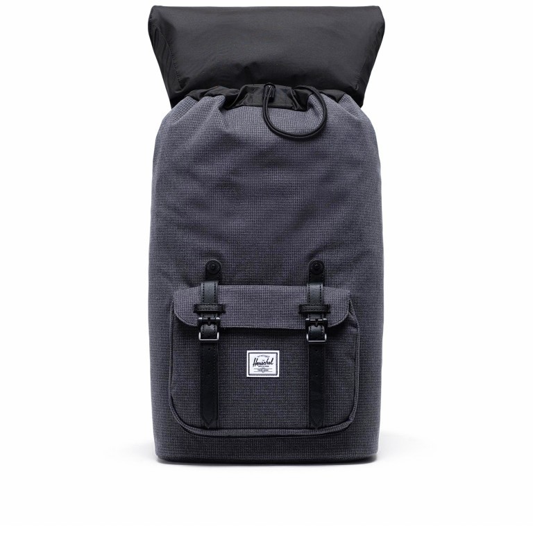 Rucksack Little America einfarbig Volumen 23 Liter Shadow Grid, Farbe: anthrazit, Marke: Herschel, EAN: 0828432415090, Abmessungen in cm: 28.56x49.9x17.78, Bild 2 von 4
