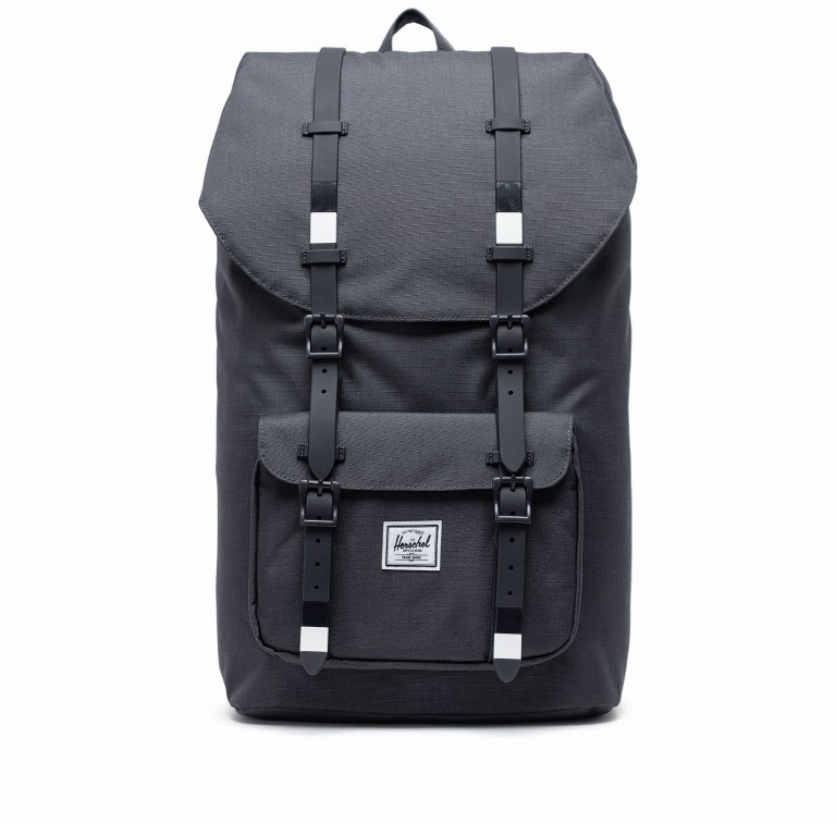 Rucksack Little America Rubber Straps Volumen 23 Liter Periscope Ripstop, Farbe: grau, Marke: Herschel, EAN: 0828432415113, Abmessungen in cm: 28x50x17, Bild 1 von 5