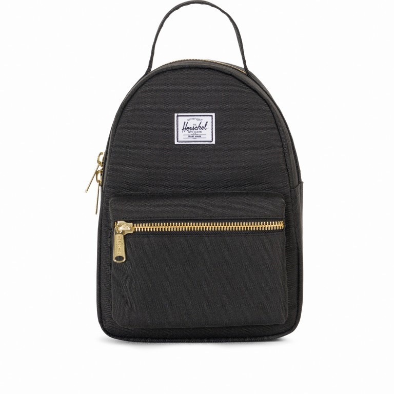 Rucksack Nova Mini Volumen 9 Liter Black, Farbe: schwarz, Marke: Herschel, EAN: 0828432209811, Abmessungen in cm: 20x28x12, Bild 1 von 6