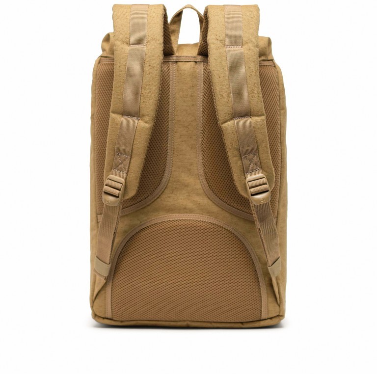 Rucksack Little America Medium Volumen 14 Liter Coyote Slub, Farbe: gelb, Marke: Herschel, EAN: 0828432415595, Abmessungen in cm: 28x43x12, Bild 3 von 7