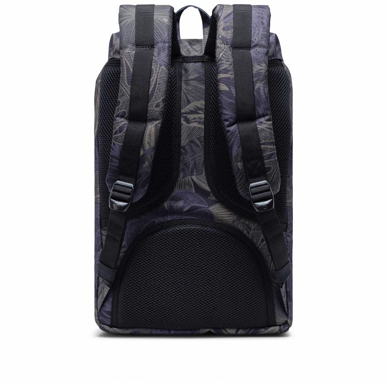 Rucksack Little America Medium einfarbig Volumen 14 Liter Dark Jungle, Farbe: schwarz, Marke: Herschel, EAN: 0828432415649, Abmessungen in cm: 28x43x12, Bild 3 von 5