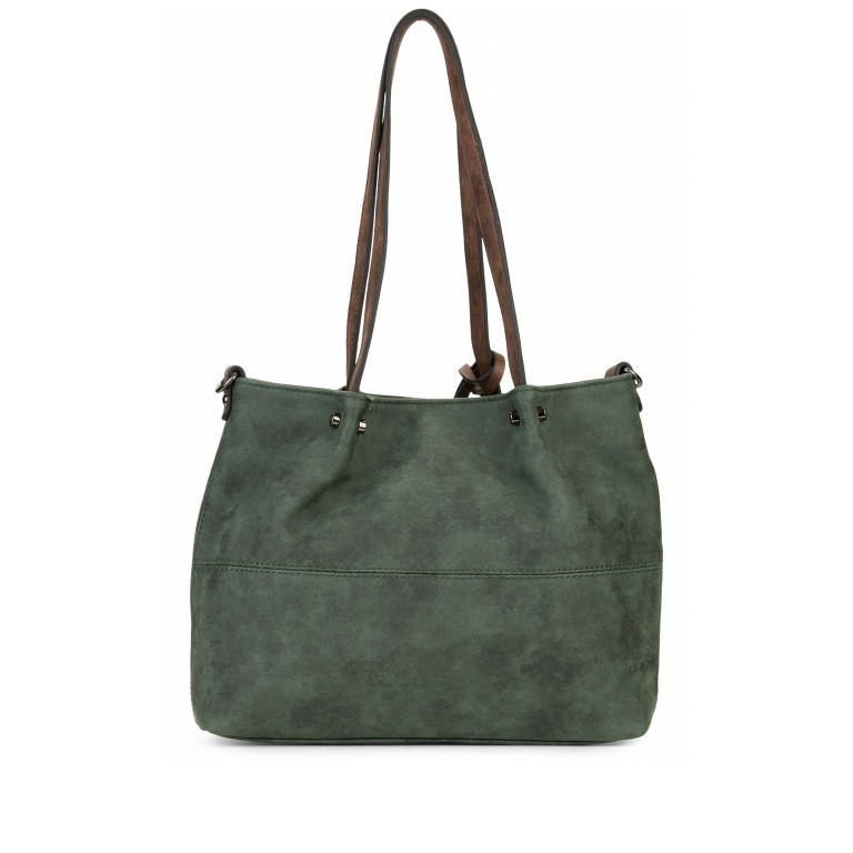 Shopper Surprise Green Brown, Farbe: grün/oliv, Marke: Emily & Noah, EAN: 4049391264369, Abmessungen in cm: 35x26x7.5, Bild 5 von 10