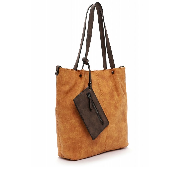 Shopper Surprise Orange Brown, Farbe: orange, Marke: Emily & Noah, EAN: 4049391300753, Abmessungen in cm: 35x33x8.5, Bild 2 von 11