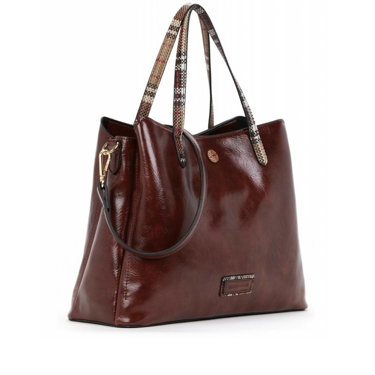 Shopper Brown, Farbe: braun, Marke: Emily & Noah, EAN: 4049391302009, Abmessungen in cm: 36x27x13, Bild 6 von 6