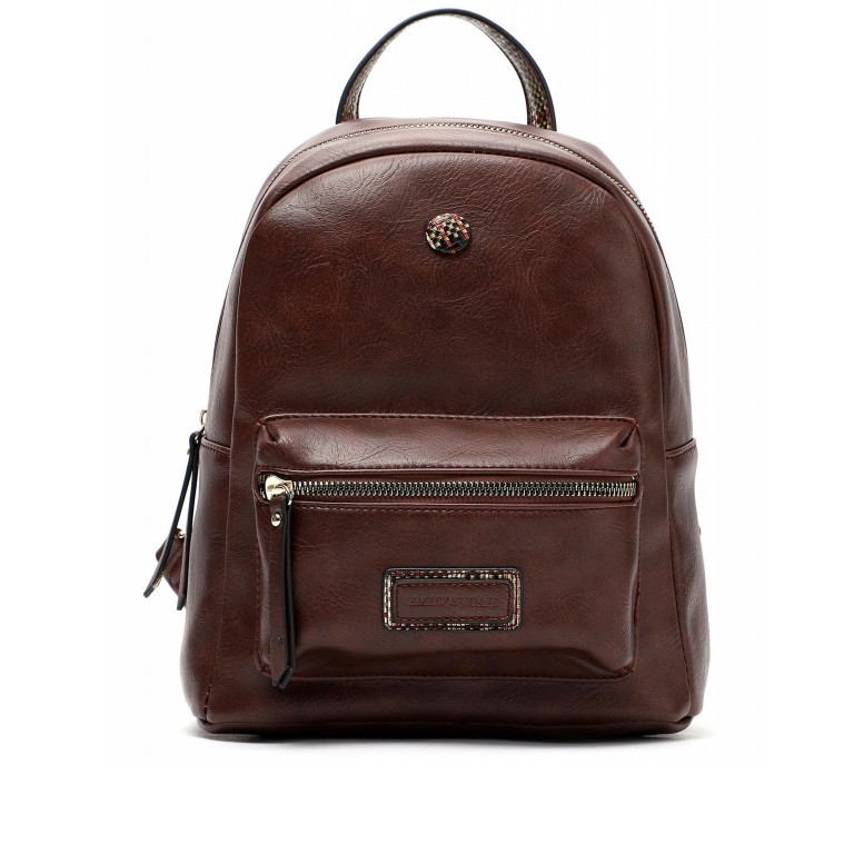 Rucksack Brown, Farbe: braun, Marke: Emily & Noah, EAN: 4049391302108, Abmessungen in cm: 23.5x27x10.5, Bild 1 von 5