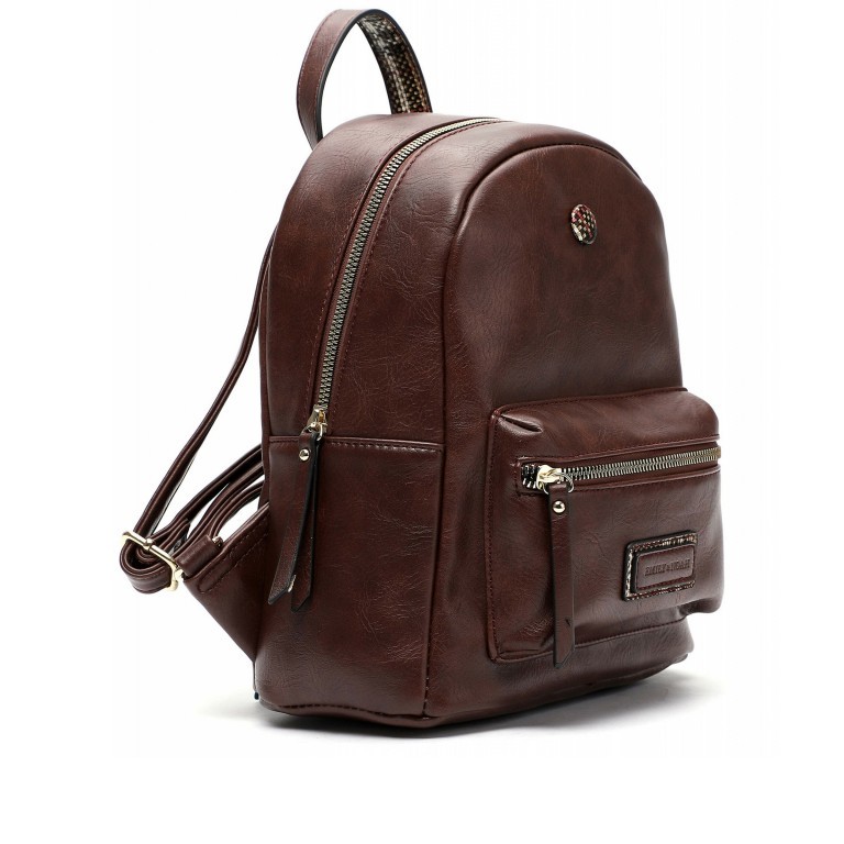 Rucksack Brown, Farbe: braun, Marke: Emily & Noah, EAN: 4049391302108, Abmessungen in cm: 23.5x27x10.5, Bild 2 von 5