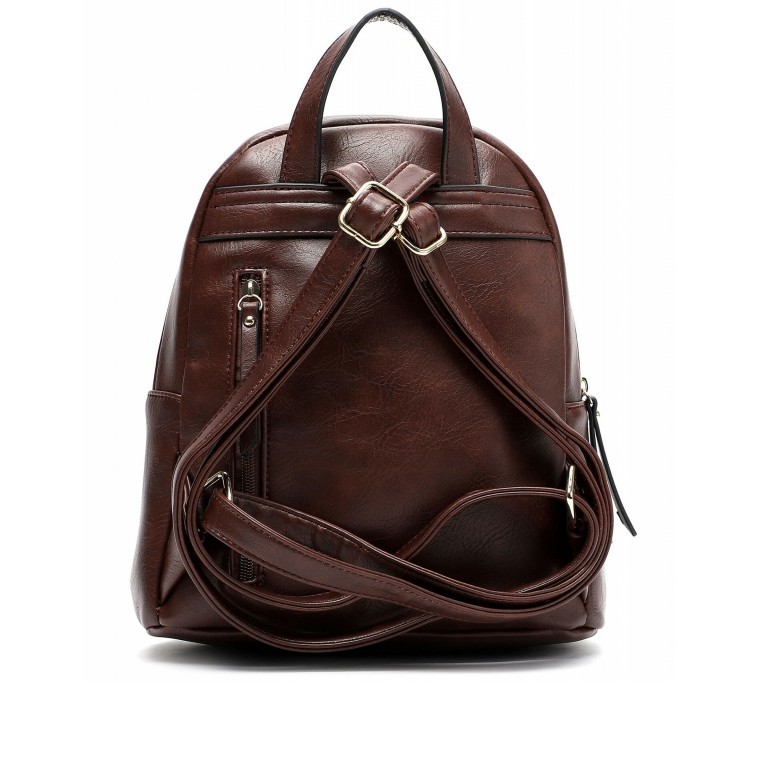 Rucksack Brown, Farbe: braun, Marke: Emily & Noah, EAN: 4049391302108, Abmessungen in cm: 23.5x27x10.5, Bild 3 von 5