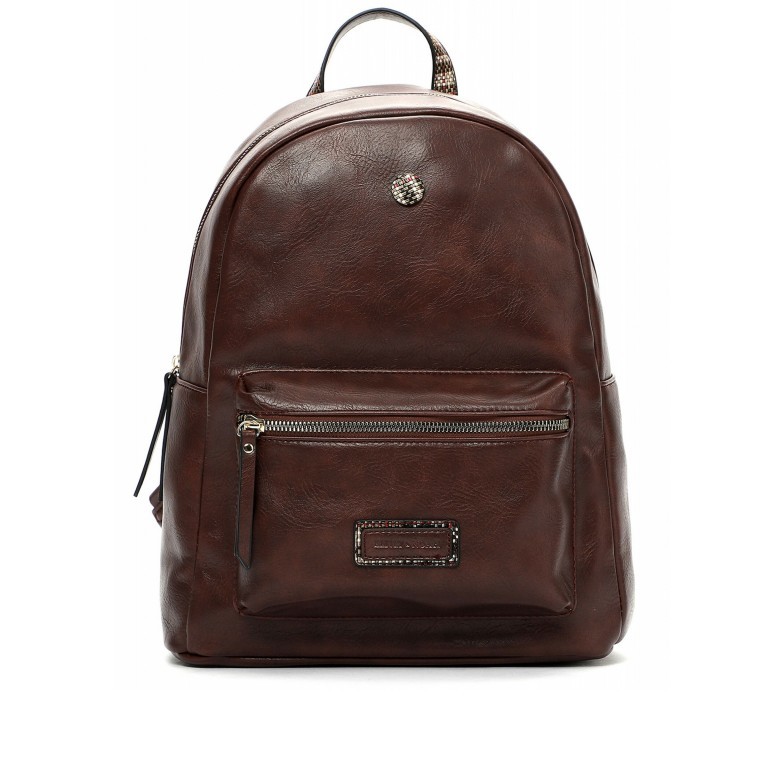 Rucksack Brown, Farbe: braun, Marke: Emily & Noah, EAN: 4049391302153, Abmessungen in cm: 27x35x14, Bild 1 von 6