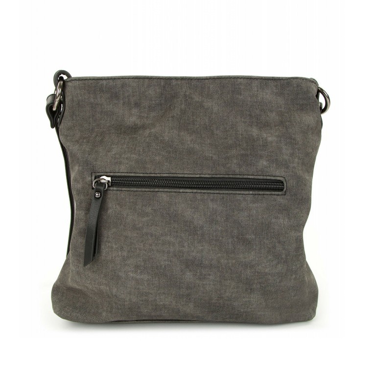 Umhängetasche Dark Grey, Farbe: grau, Marke: Emily & Noah, EAN: 4049391302887, Abmessungen in cm: 26x27.07x0, Bild 3 von 6