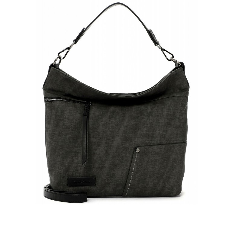 Beuteltasche Dark Grey, Farbe: grau, Marke: Emily & Noah, EAN: 4049391302948, Abmessungen in cm: 29x33x11, Bild 1 von 2