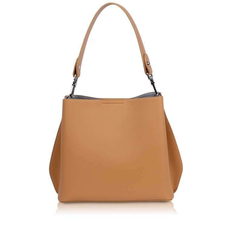 Beuteltasche Cleo Camel, Farbe: cognac, Marke: Inyati, EAN: 4251289850589, Abmessungen in cm: 29x21x13, Bild 3 von 11