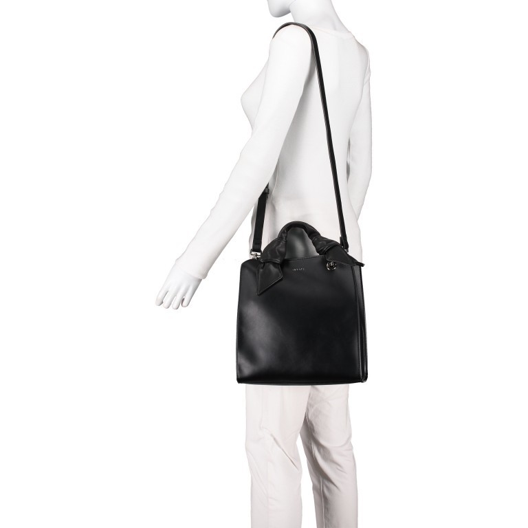 Handtasche Megan Black, Farbe: schwarz, Marke: Inyati, EAN: 4251289821503, Abmessungen in cm: 26.5x28x11, Bild 5 von 8