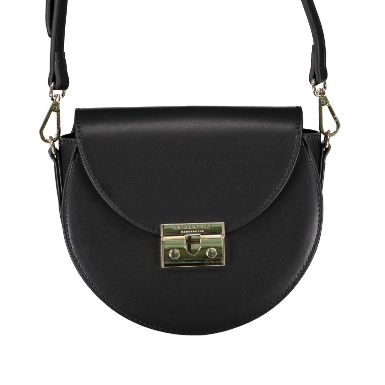 Umhängetasche Sandvika Black Gold, Farbe: schwarz, Marke: Seidenfelt, EAN: 4251634293825, Abmessungen in cm: 20.5x17x8, Bild 1 von 8