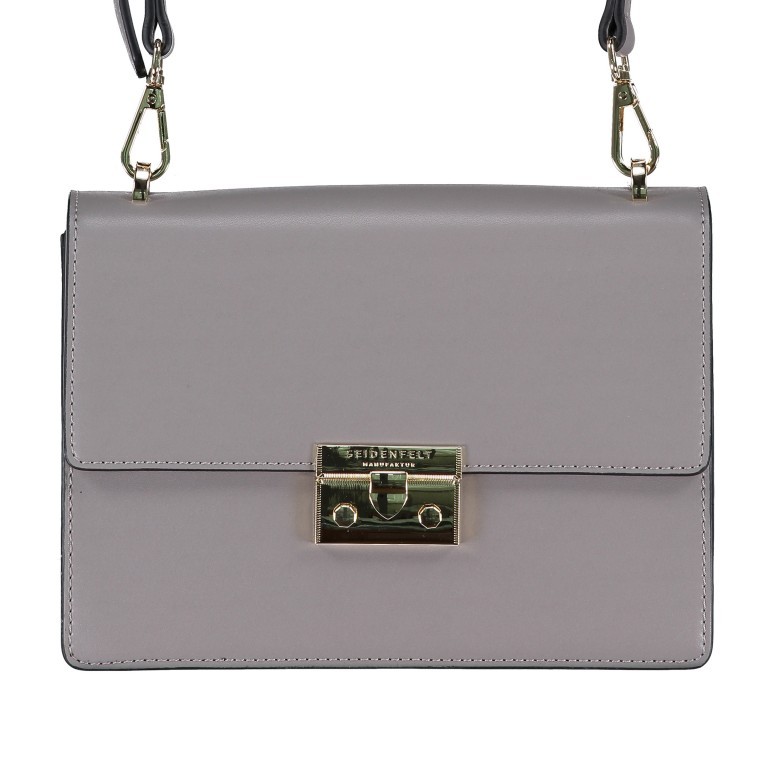 Umhängetasche Mons Mid Grey Gold, Farbe: grau, Marke: Seidenfelt, EAN: 4251634293894, Abmessungen in cm: 22x16x7, Bild 1 von 7