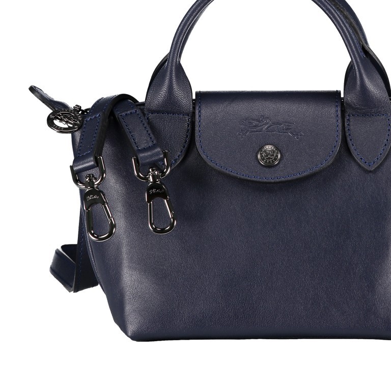 Handtasche Le Pliage Xtra Handtasche XS Dunkelblau, Farbe: blau/petrol, Marke: Longchamp, EAN: 3597921824466, Abmessungen in cm: 17x14x10, Bild 2 von 3