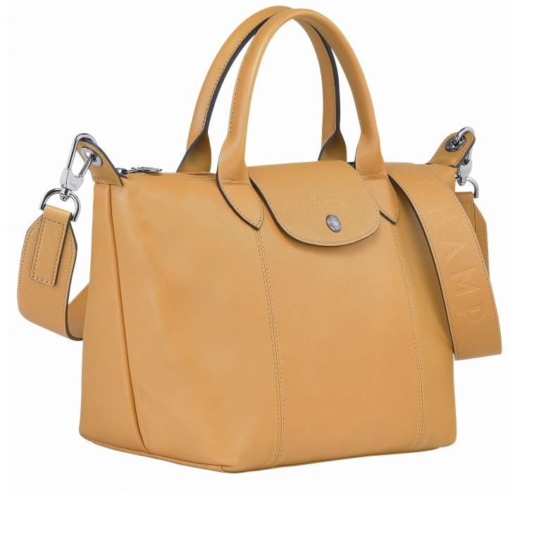 Handtasche Le Pliage Xtra Handtasche S Curry, Farbe: gelb, Marke: Longchamp, EAN: 3597921926887, Abmessungen in cm: 25x23x16, Bild 2 von 3