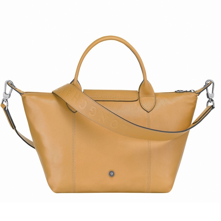 Handtasche Le Pliage Xtra Handtasche S Curry, Farbe: gelb, Marke: Longchamp, EAN: 3597921926887, Abmessungen in cm: 25x23x16, Bild 3 von 3