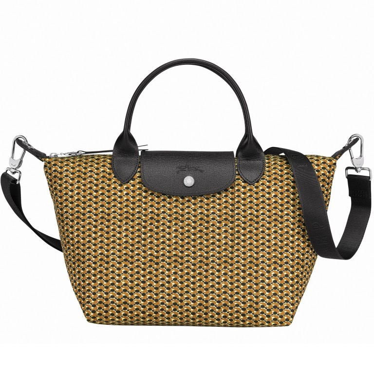 Handtasche Le Pliage Collection 313-1512 Microknit Curry, Farbe: gelb, Marke: Longchamp, EAN: 3597921935629, Bild 1 von 3