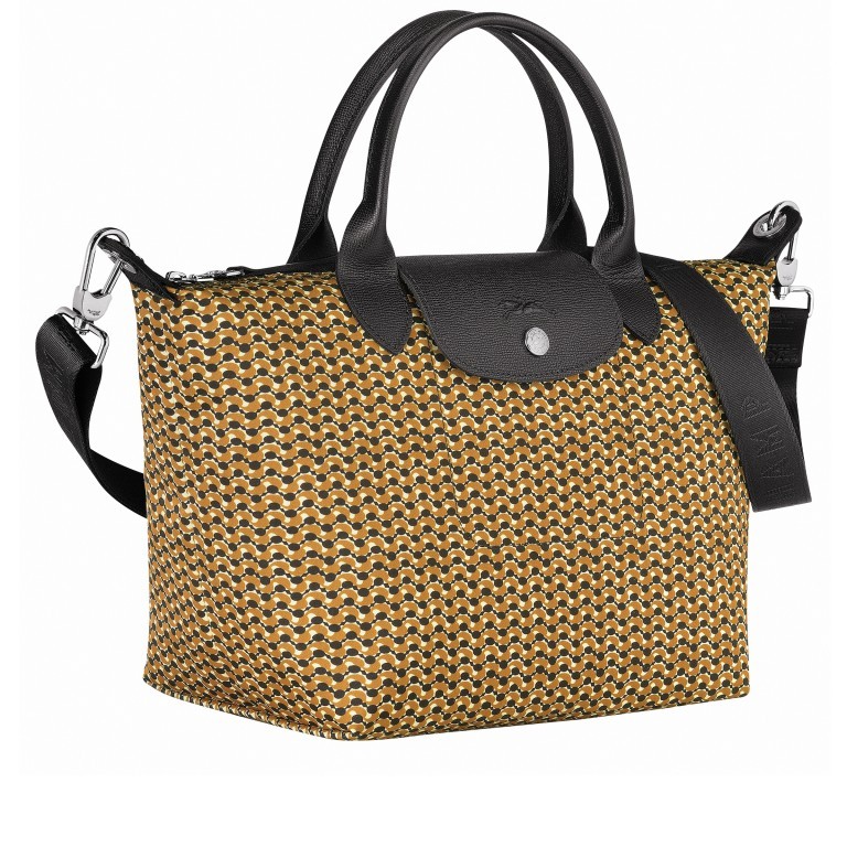 Handtasche Le Pliage Collection 313-1512 Microknit Curry, Farbe: gelb, Marke: Longchamp, EAN: 3597921935629, Bild 2 von 3