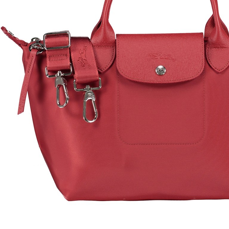 Handtasche Le Pliage Néo Handtasche S Rot, Farbe: rot/weinrot, Marke: Longchamp, EAN: 3597921829744, Abmessungen in cm: 25x23x16, Bild 4 von 5
