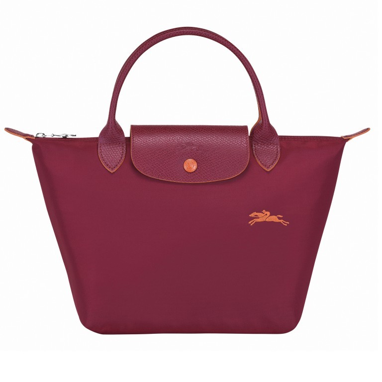 Handtasche Le Pliage Club Handtasche S Weinrot, Farbe: rot/weinrot, Marke: Longchamp, EAN: 3597921924821, Abmessungen in cm: 23x22x14, Bild 1 von 4