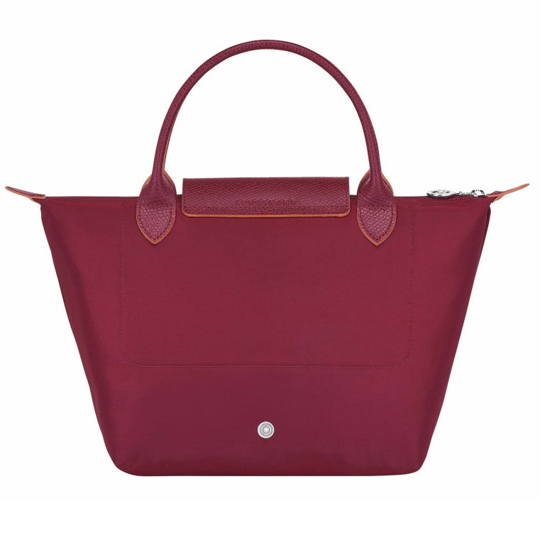 Handtasche Le Pliage Club Handtasche S Weinrot, Farbe: rot/weinrot, Marke: Longchamp, EAN: 3597921924821, Abmessungen in cm: 23x22x14, Bild 4 von 4