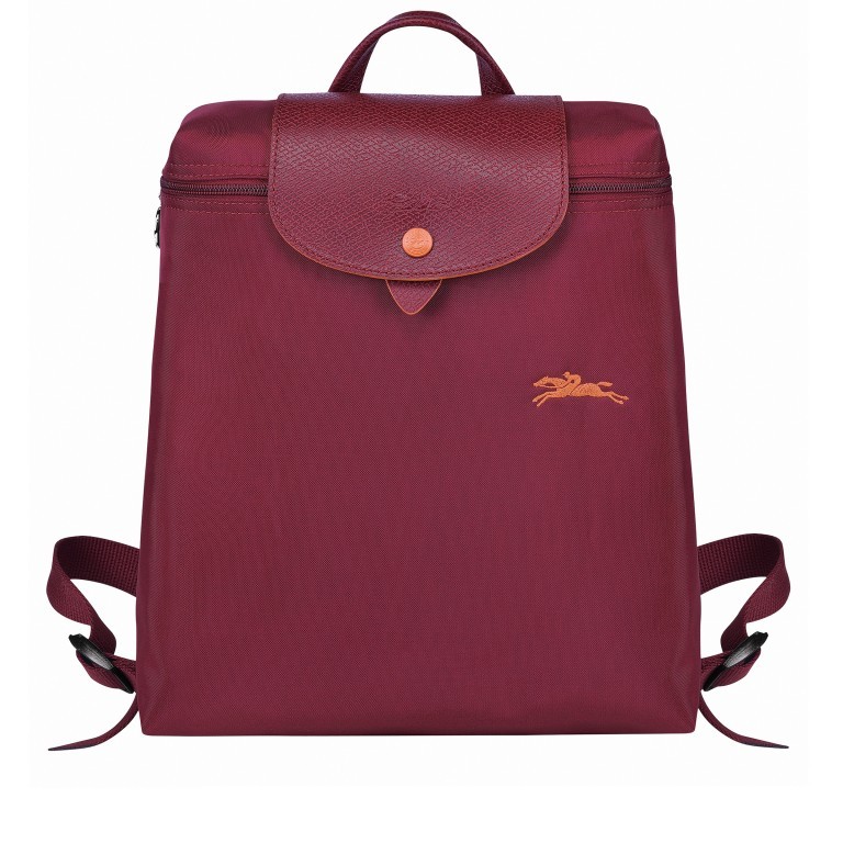 Rucksack Le Pliage Club Rucksack Weinrot, Farbe: rot/weinrot, Marke: Longchamp, EAN: 3597921925200, Abmessungen in cm: 26x28x10, Bild 1 von 4