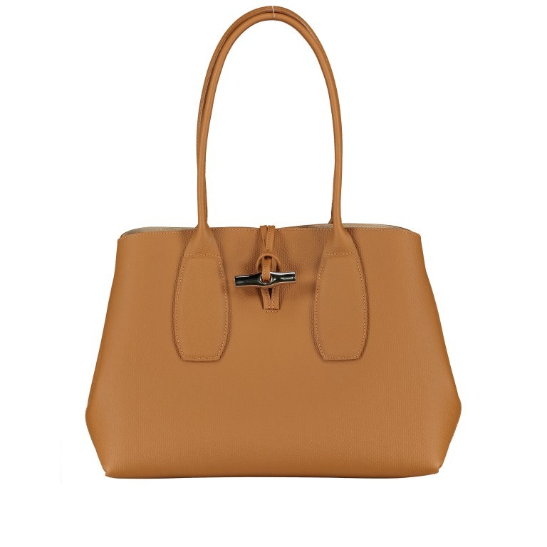 Shopper Roseau Shopper Natur, Farbe: cognac, Marke: Longchamp, EAN: 3597921932963, Abmessungen in cm: 35x23.5x13.5, Bild 1 von 7