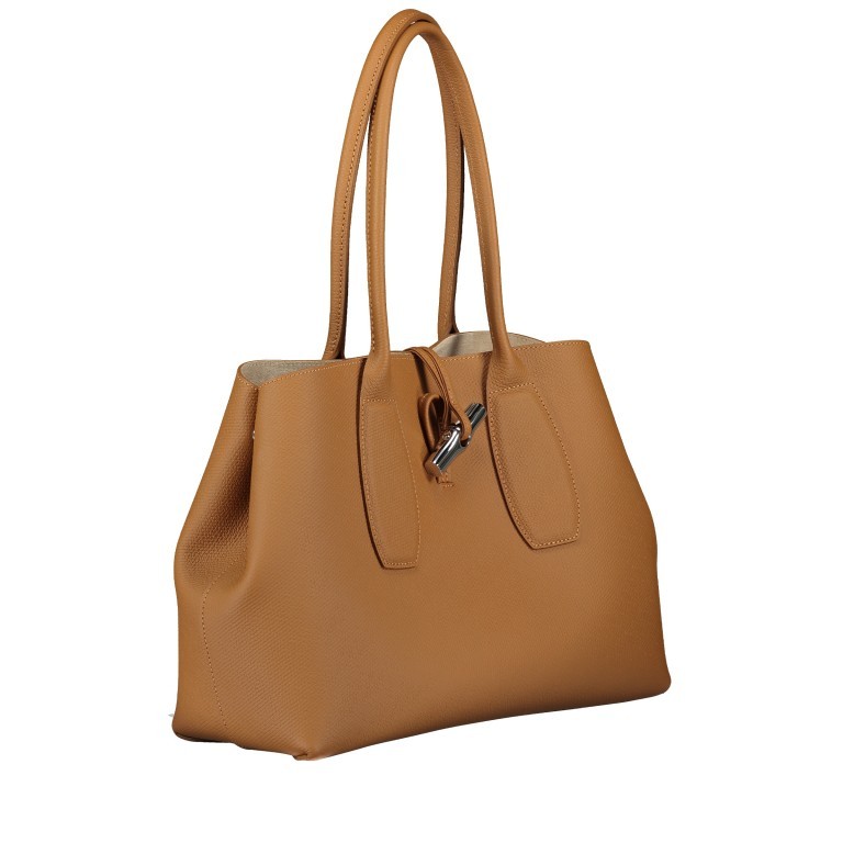 Shopper Roseau Shopper Natur, Farbe: cognac, Marke: Longchamp, EAN: 3597921932963, Abmessungen in cm: 35x23.5x13.5, Bild 3 von 7