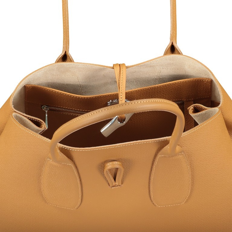 Shopper Roseau Shopper Natur, Farbe: cognac, Marke: Longchamp, EAN: 3597921932963, Abmessungen in cm: 35x23.5x13.5, Bild 6 von 7