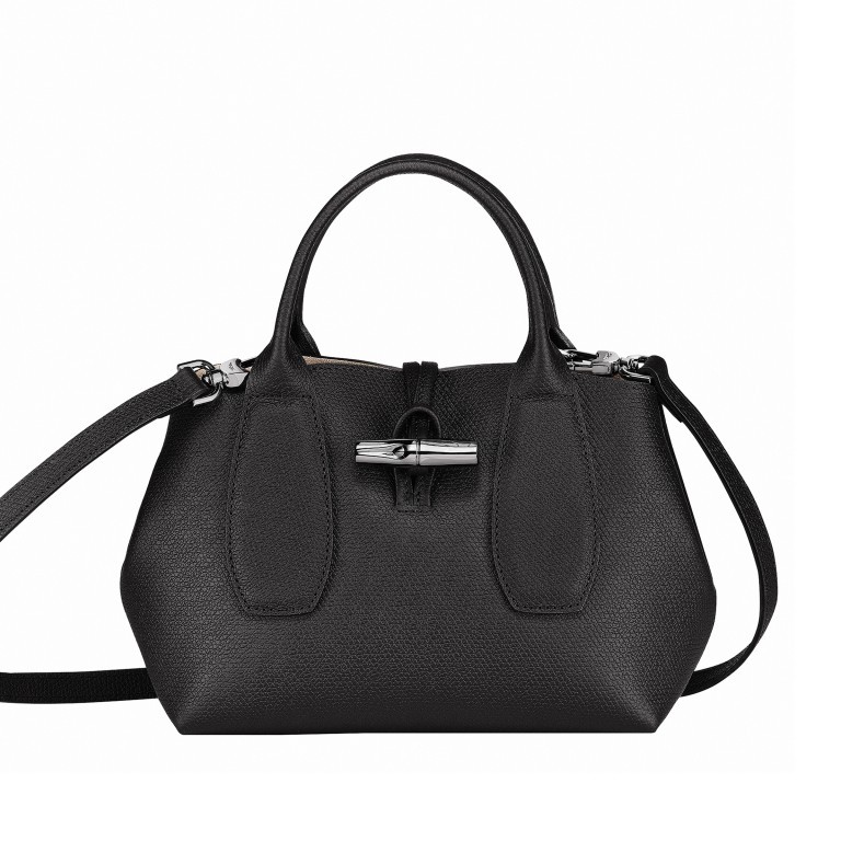 Handtasche Roseau Handtasche S Schwarz, Farbe: schwarz, Marke: Longchamp, EAN: 3597921935452, Abmessungen in cm: 22x18x11, Bild 1 von 4