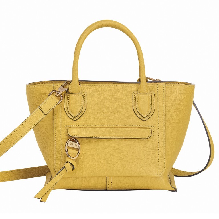 Handtasche Mailbox Handtasche S Gelb, Farbe: gelb, Marke: Longchamp, EAN: 3597921989028, Abmessungen in cm: 22x17.5x14, Bild 1 von 4