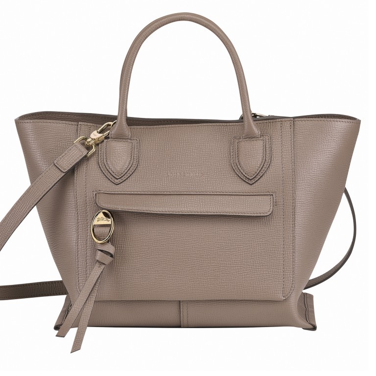 Handtasche Mailbox Handtasche M Taupe, Farbe: taupe/khaki, Marke: Longchamp, EAN: 3597921989127, Abmessungen in cm: 28x23x15.5, Bild 1 von 4