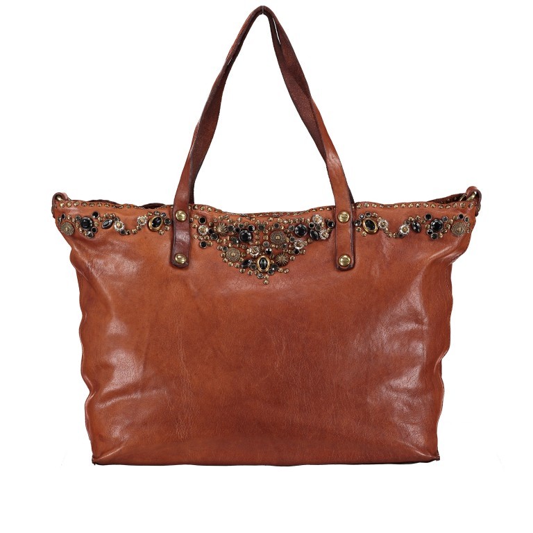 Handtasche Bella Di Notte 23630-X1445 Leder Cognac, Farbe: cognac, Marke: Campomaggi, EAN: 8054302670166, Abmessungen in cm: 35x28x11, Bild 1 von 9