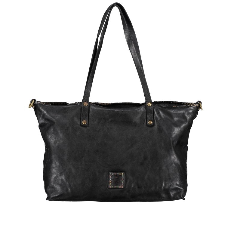Handtasche Bella Di Notte 23630-X1445 Leder Schwarz, Farbe: schwarz, Marke: Campomaggi, EAN: 8054302665636, Abmessungen in cm: 35x28x11, Bild 3 von 9