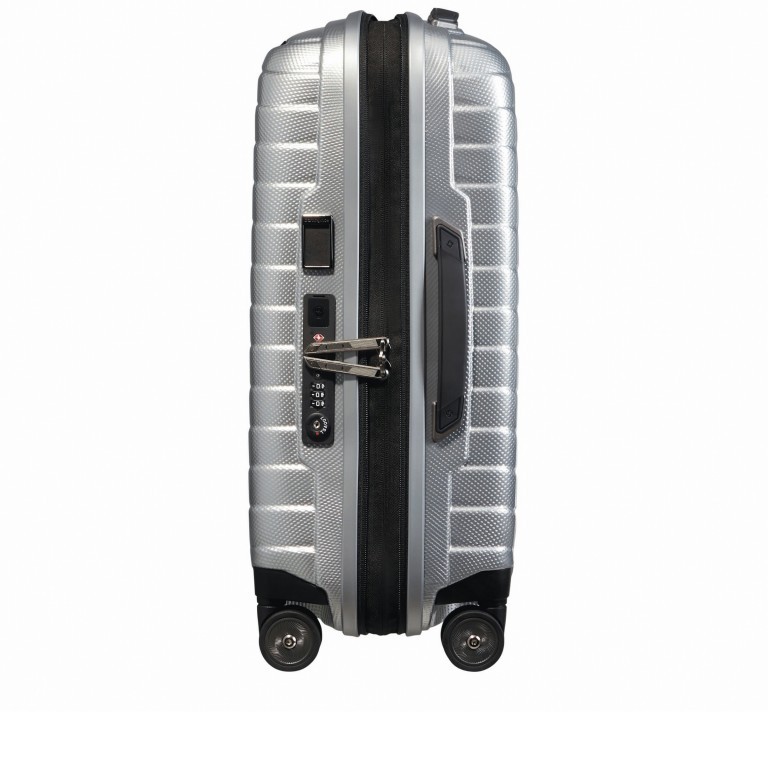 Koffer Proxis Spinner 55 Silver, Farbe: metallic, Marke: Samsonite, EAN: 5400520004314, Abmessungen in cm: 40x55x20, Bild 8 von 17