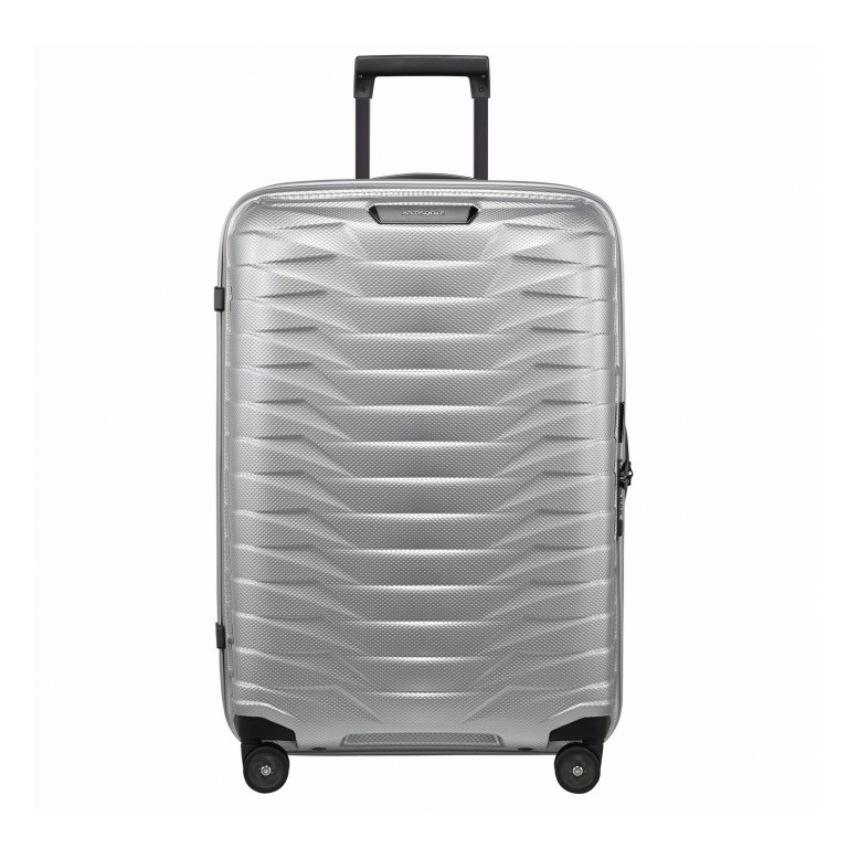 Koffer Proxis Spinner 69 Silver, Farbe: metallic, Marke: Samsonite, EAN: 5400520004468, Abmessungen in cm: 48x69x29, Bild 1 von 15