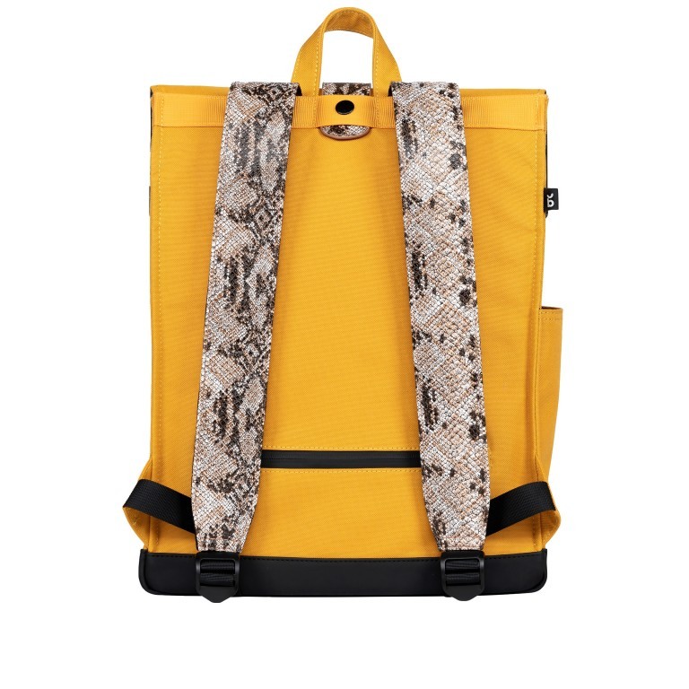 Rucksack AS02 mehrfarbig mit Laptopfach 15,6 Zoll Yellow Snake Tan, Farbe: gelb, Marke: Bold Banana, EAN: 8719874695251, Abmessungen in cm: 31x40x12, Bild 3 von 6