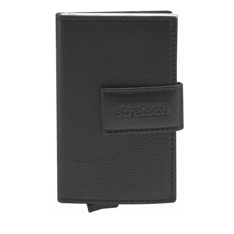 Geldbörse Carter E-Cage C-THREE Black, Farbe: schwarz, Marke: Strellson, EAN: 4053533846399, Abmessungen in cm: 6.5x10x2.5, Bild 1 von 4