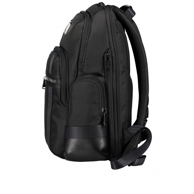 Rucksack Alpha Bravo Nathan Black, Farbe: schwarz, Marke: Tumi, EAN: 0742315550985, Abmessungen in cm: 35.5x40.5x17, Bild 4 von 8