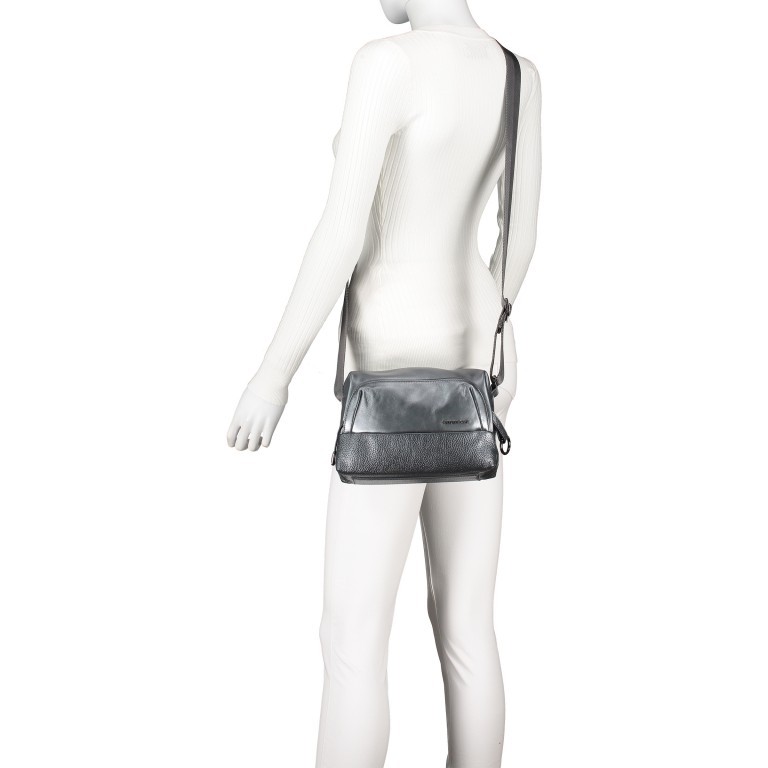 Umhängetasche Athena P10UPT17 Winter Sky, Farbe: grau, Marke: Mandarina Duck, EAN: 8032803735898, Abmessungen in cm: 23.5x17x9, Bild 5 von 8