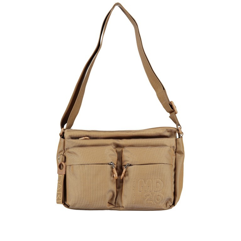 Umhängetasche MD20 QMTX5 Mustard Gold, Farbe: gelb, Marke: Mandarina Duck, EAN: 8032803737328, Abmessungen in cm: 28x19x11, Bild 1 von 6